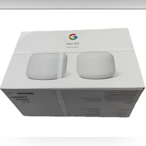 Google Nest GA00822-US Wifi Router and Point Snow H2D H2E New Factory Sealed